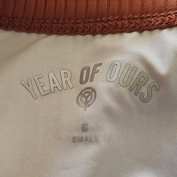 Year of Ours Ribbed Football Leggings With Matching Ribbed Bralette 2.0 NWT - Picture 5 of 11